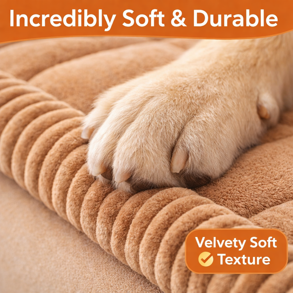 BioLounge™ Plush Pet Couch Cover