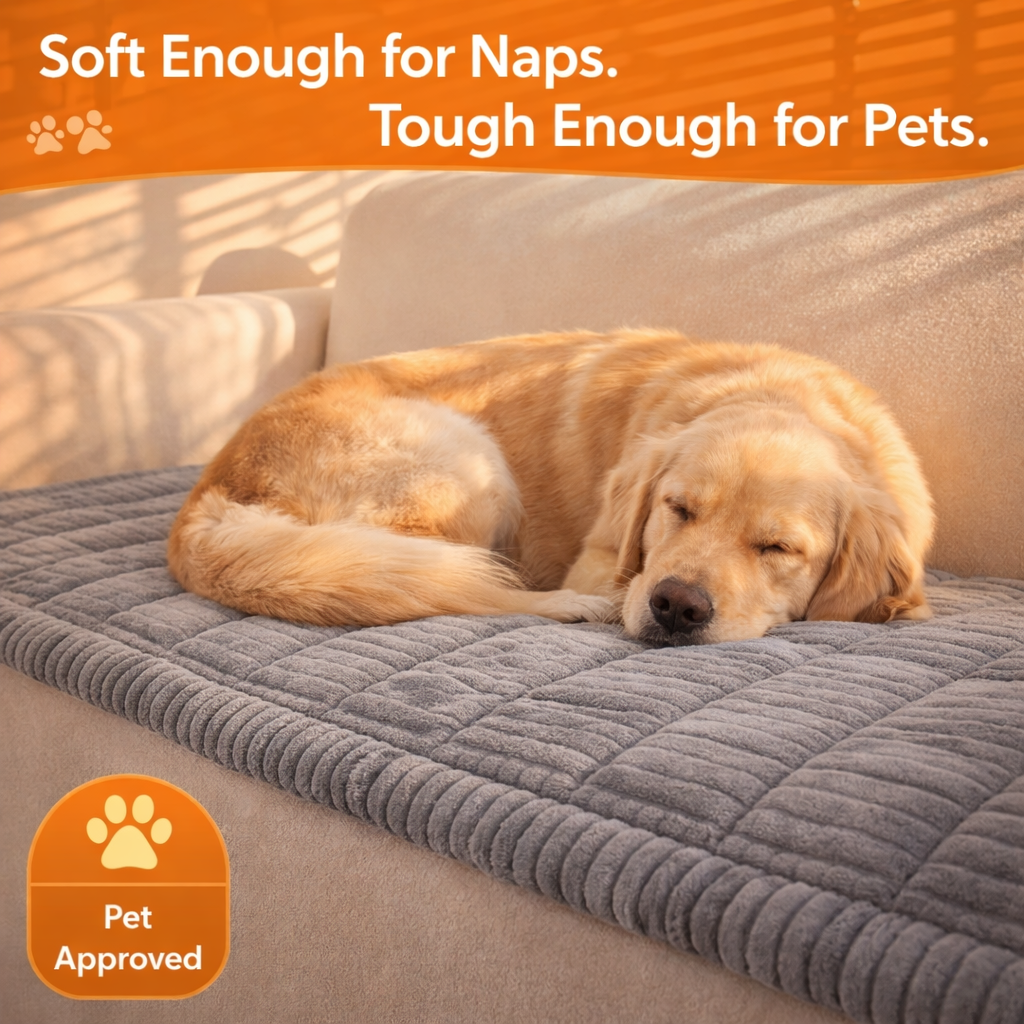 BioLounge™ Plush Pet Couch Cover