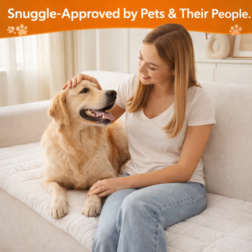 BioLounge™ Plush Pet Couch Cover